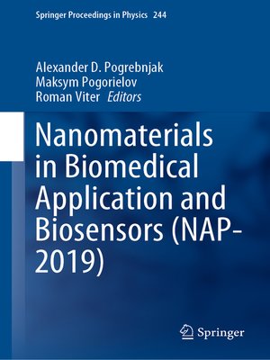 cover image of Nanomaterials in Biomedical Application and Biosensors (NAP-2019)